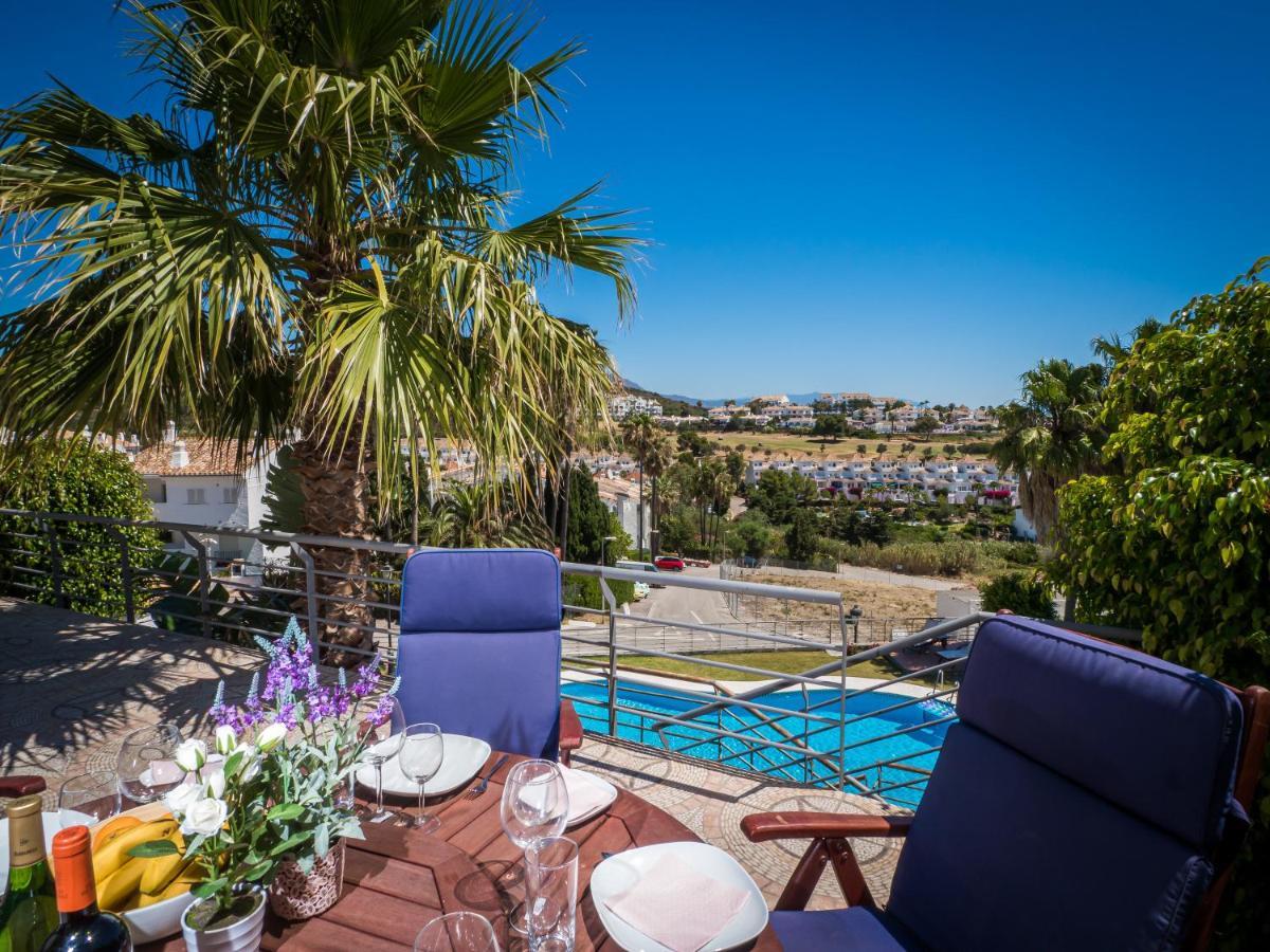 Villa Rosa Luxury Private Large Villa To Rent Manilva Buitenkant foto