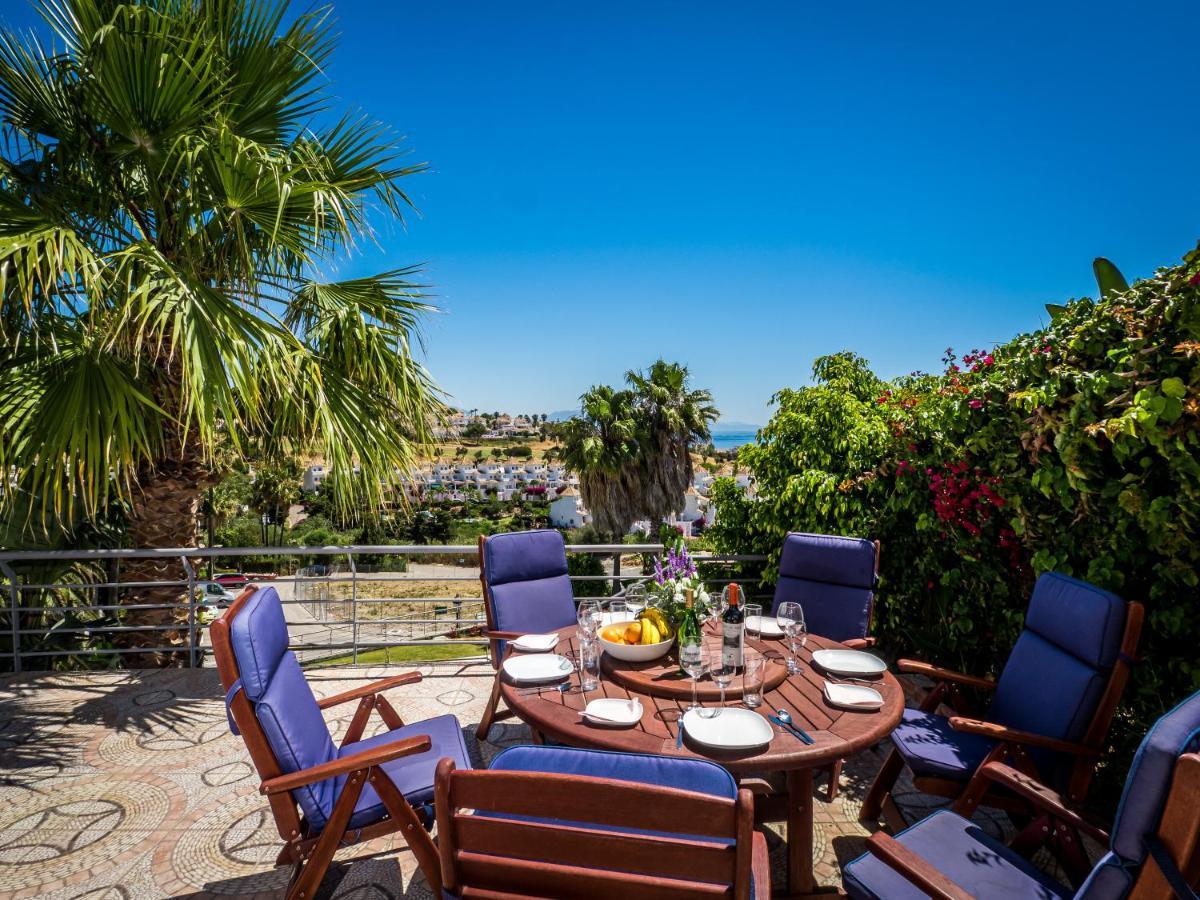 Villa Rosa Luxury Private Large Villa To Rent Manilva Buitenkant foto